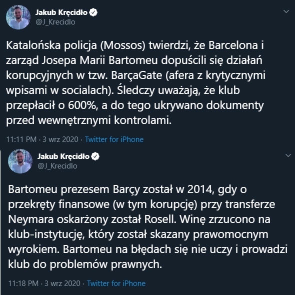 KŁOPOTY Bartomeu! Poważne oskarżenia o korupcję...